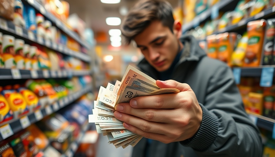 Impact of trade wars on currency handling in a store setting.