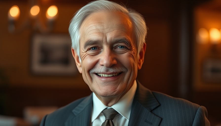 Distinguished man in suit representing Blackstone's European expansion.