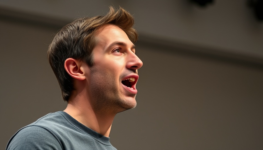 AI investment in tech stocks with speaker on stage