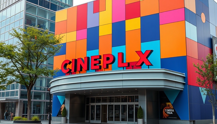 Big Screen Project San Jose vibrant cinema facade with colorful panels.