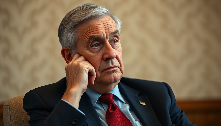 Serious older man in suit, Trump-China trade deal impact