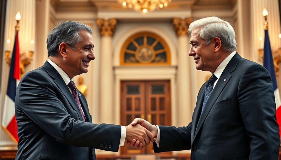Formal handshake symbolizing global oil industry deterioration.