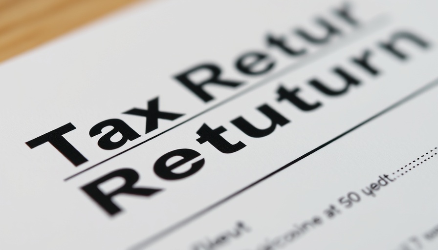 Close-up of tax return document text, maximizing 2025 tax return.