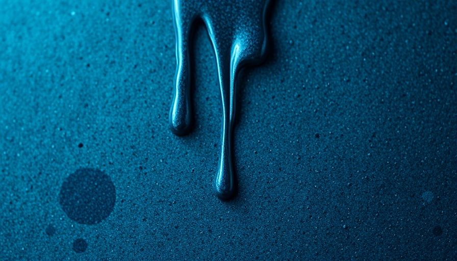 Abstract Meta symbol with dripping effect symbolizing privacy disaster.
