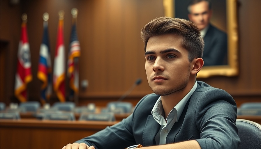 Focused young man at hearing on Meta Investment in Scale AI.