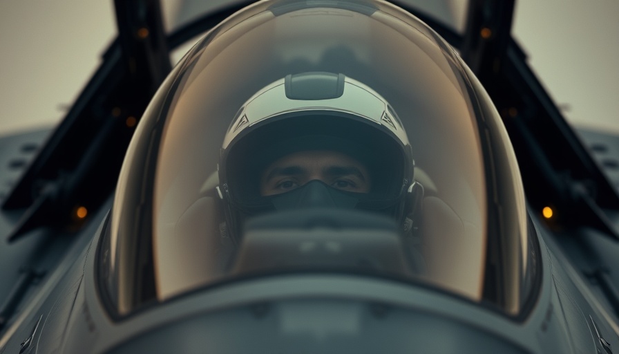 Fighter jet cockpit with pilot, Iranian nuclear threat context.
