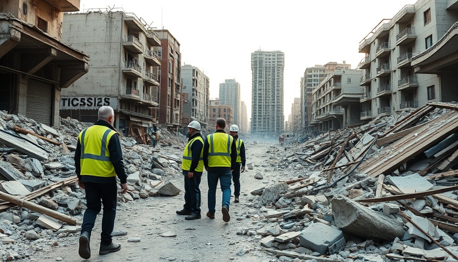 Rubble from Iran strikes on Israel, destruction aftermath.