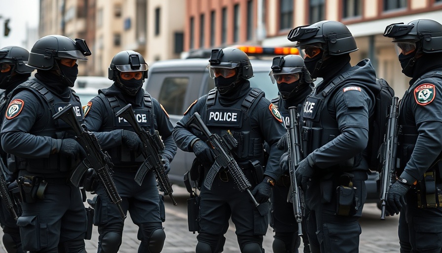 SWAT team discussed outside, related to Minnesota state lawmaker incident.