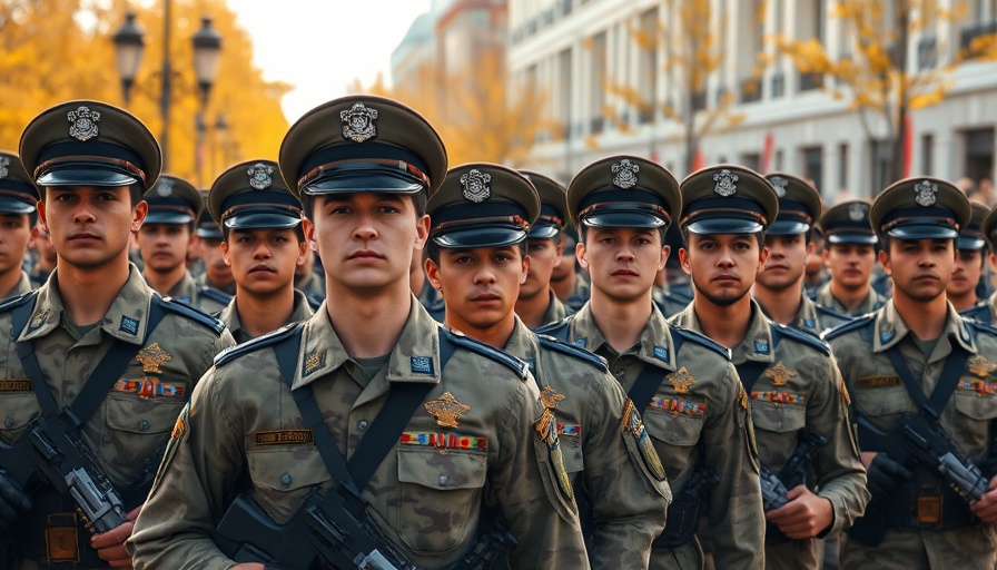 Watch Army Birthday Parade live online free: soldiers marching in formation.