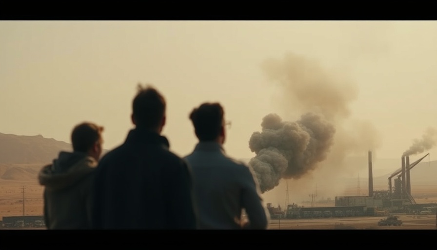 Fire incident in Saudi industrial area with onlookers