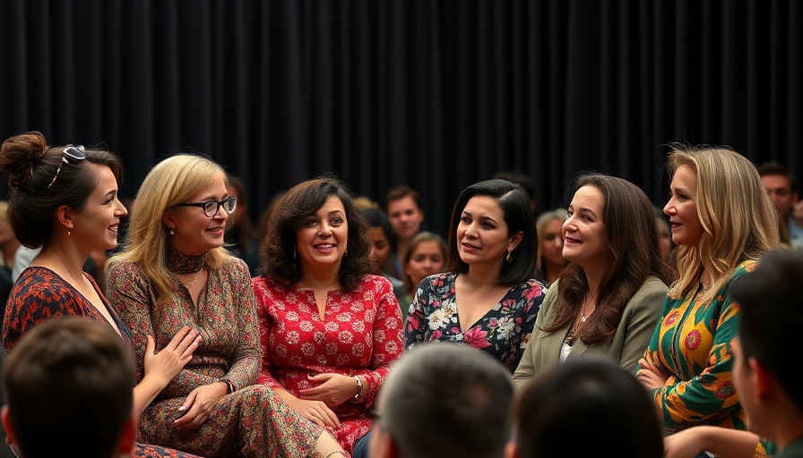 Panel of women discussing business startup funding at a conference