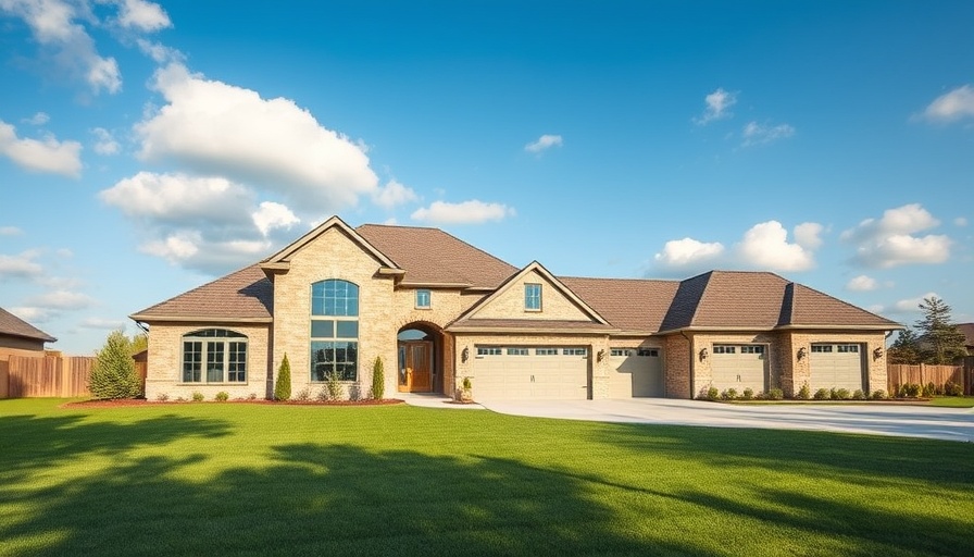 Modern house illustrating closing costs for sellers, under sunny sky.