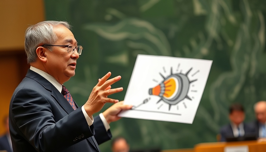 Senior official presenting bomb diagram on Iran nuclear weapons development.