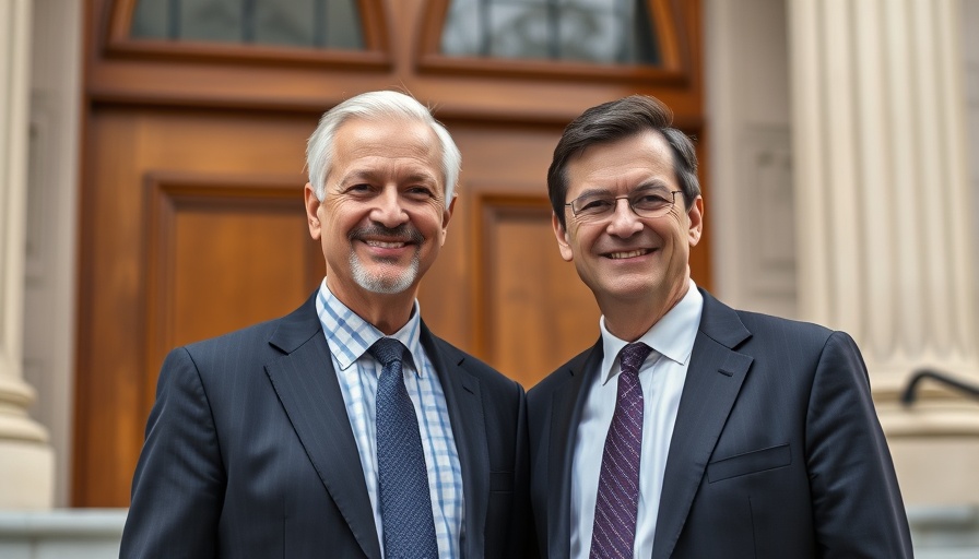 Two men in suits representing U.S.-EU Trade Alliances.