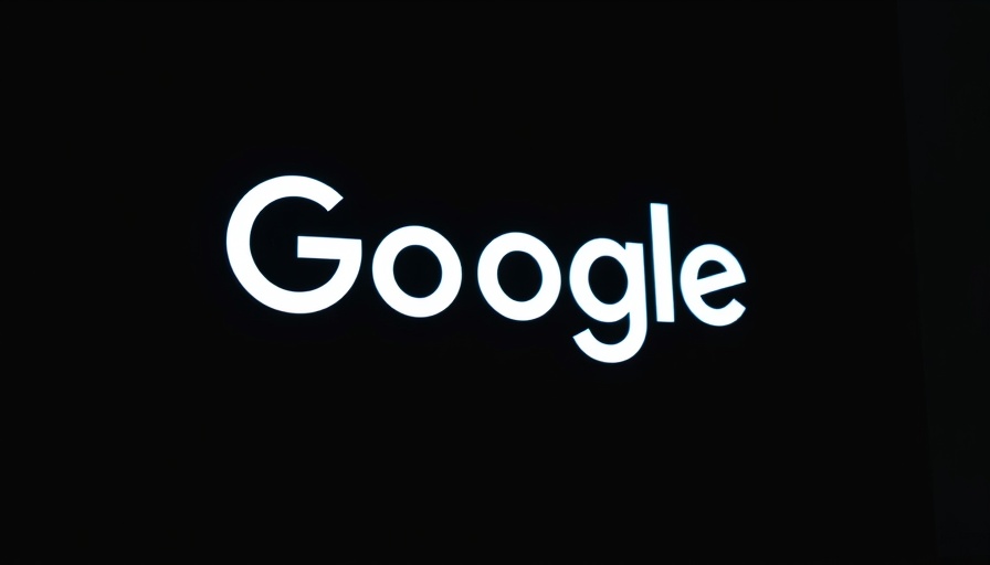 AI-powered fraud detection India with Google's illuminated logo on dark.