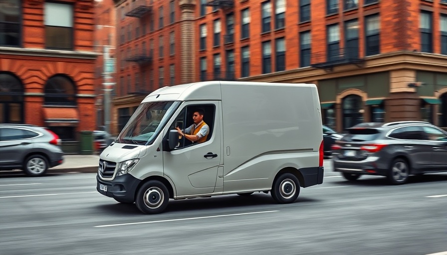 Honda cargo delivery micromobility vehicle on city street.