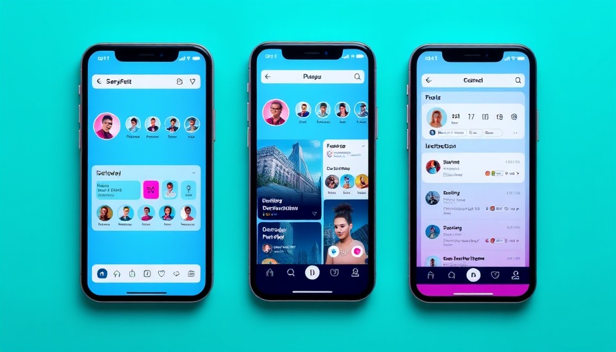 Social media app demonstrating the creator economy.