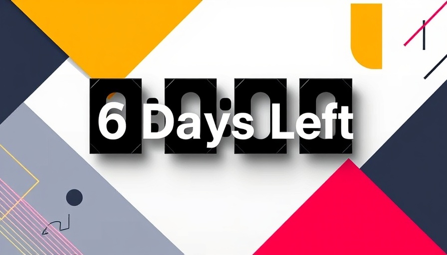 Event countdown: 6 days left for business startup funding conference.