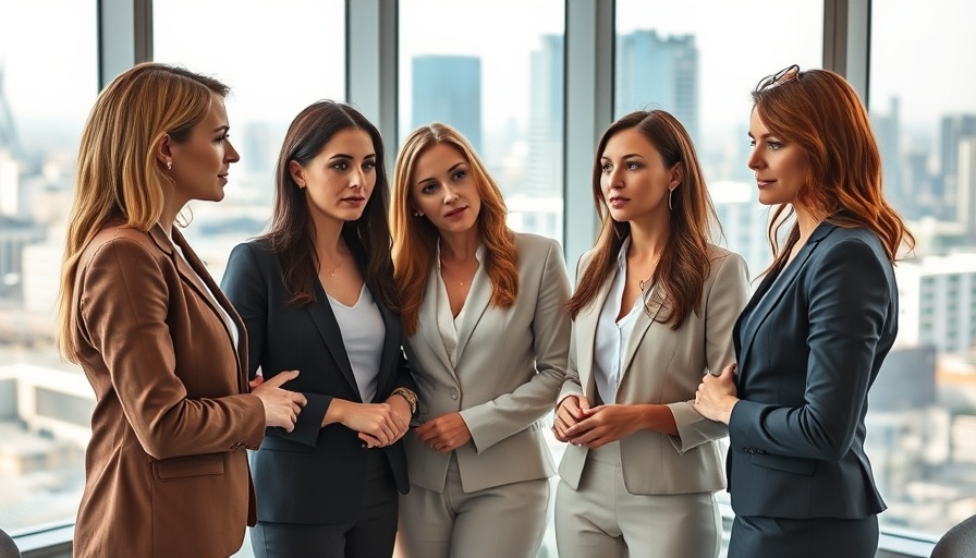 Female executives meeting for sponsorship discussion.