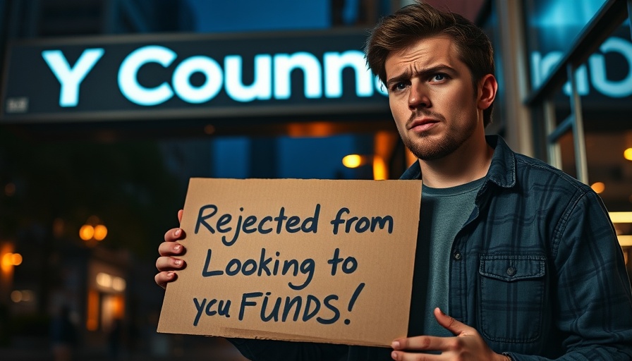 Cluely party shut down scene with young man and sign at night