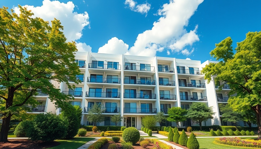 Modern condo building highlighting the importance of condo inspections.