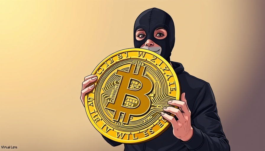$225 million crypto seizure depiction with Bitcoin emblem