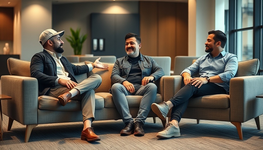 Group discussion on crypto lending solutions in a relaxed office setting.