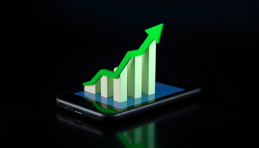 3D bar graph with green arrow illustrating growth, related to Samsara stock sale news.