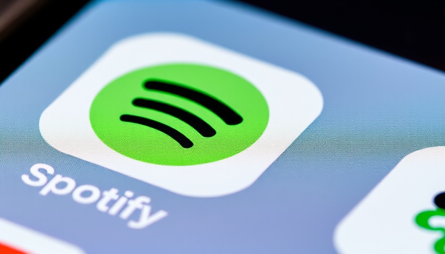Spotify icon close-up on smartphone screen, Spotify lossless audio news