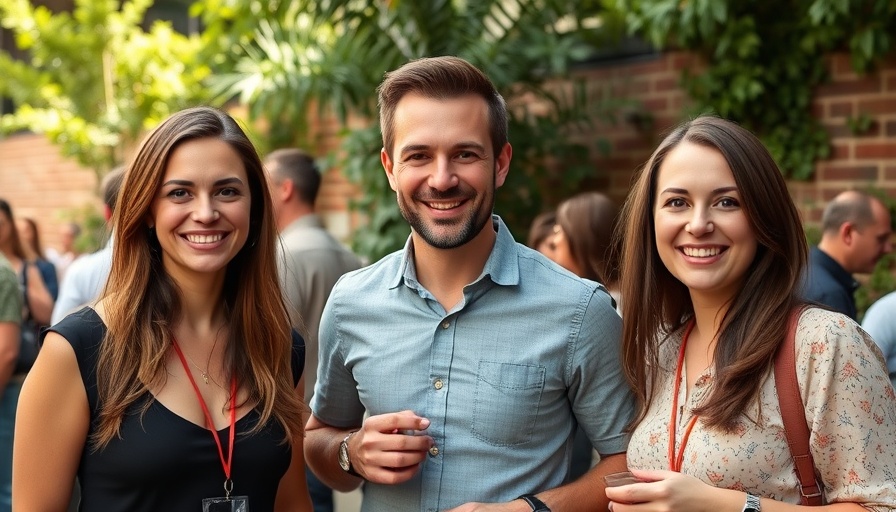 People at networking event for business startup funding.