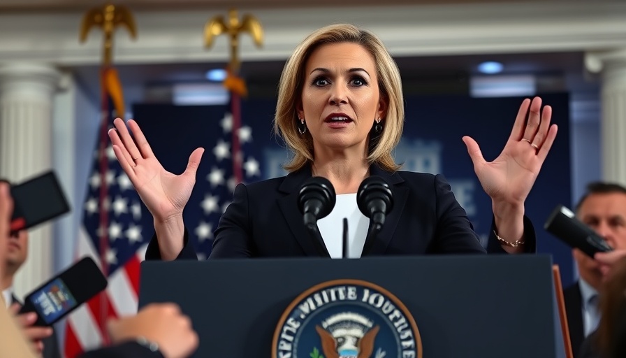 Confident speaker at White House podium discussing U.S. businesses and holidays impact.