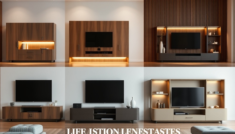Modern TV cabinet designs 2025 in sleek settings.