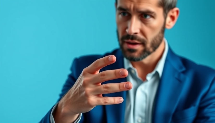 OpenAI fill Microsoft's shoes: Person discussing and gesturing passionately.