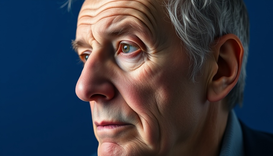 Netanyahu’s personal conflict with Iran depicted in blue portrait.