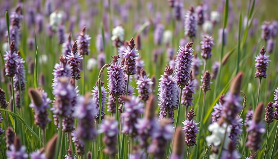 Field of blooming hairy vetch used as a cover crop