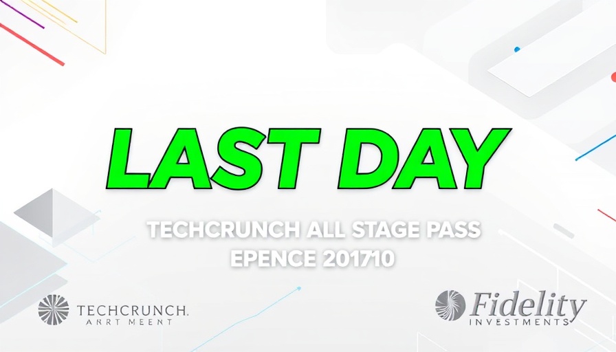 TechCrunch All Stage pass last day banner with event details