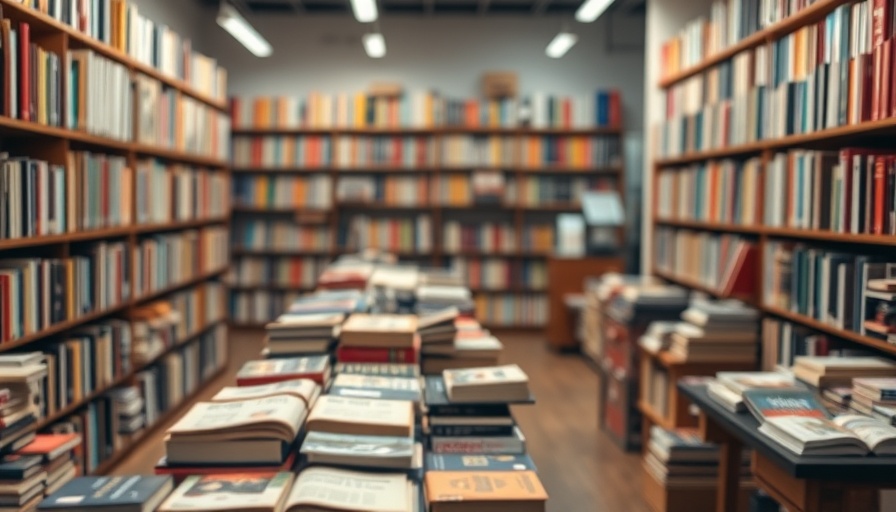 Stacks of books in a quiet bookstore, ByteDance book publisher shutdown.