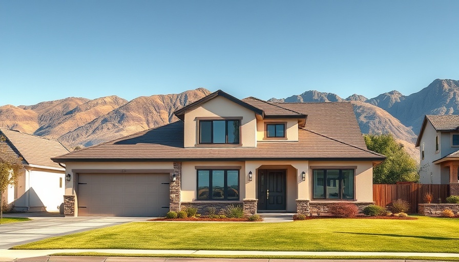 Modern suburban house in sunny neighborhood, average time to close on a house.
