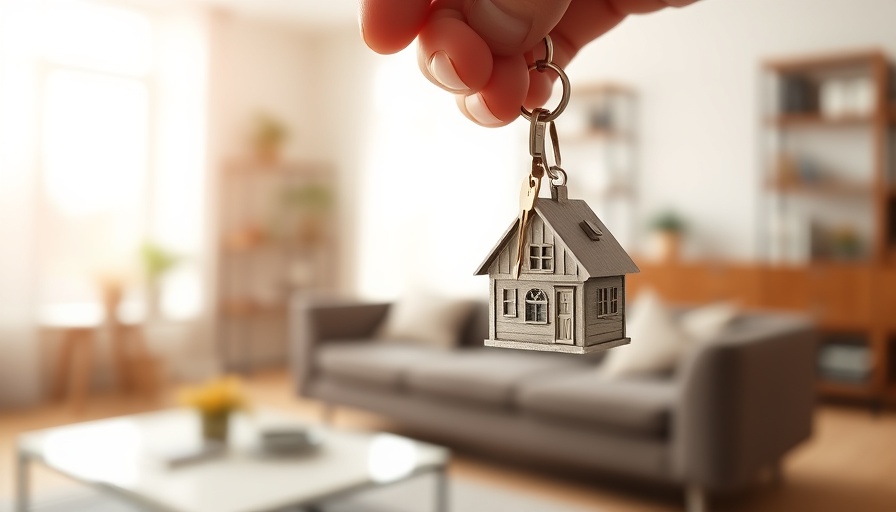 House keys with keychain symbolizing inheriting a house with a mortgage.