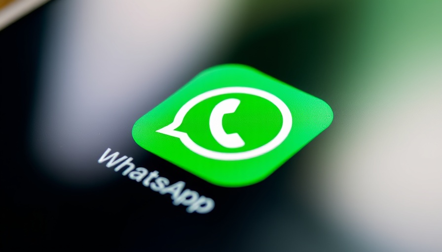WhatsApp icon on smartphone screen symbolizing app ban.