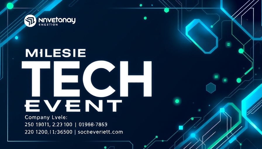 Tech event poster for business startup funding in Boston.