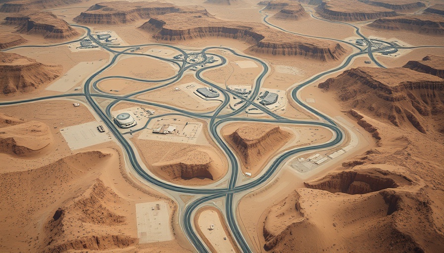 Aerial view of a desert facility, Iran nuclear program setback context.