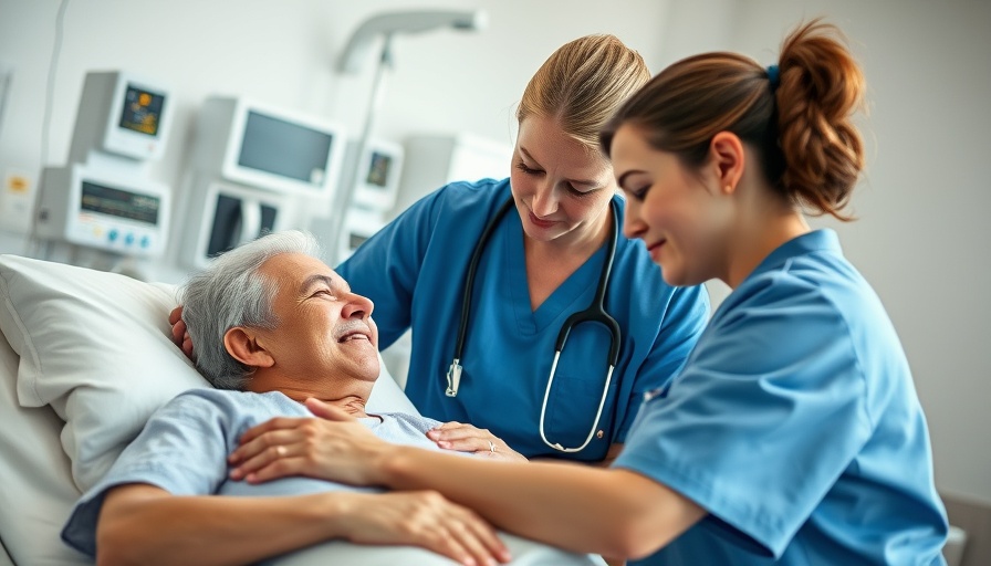 Nurse ensuring patient safety in hospital setting.