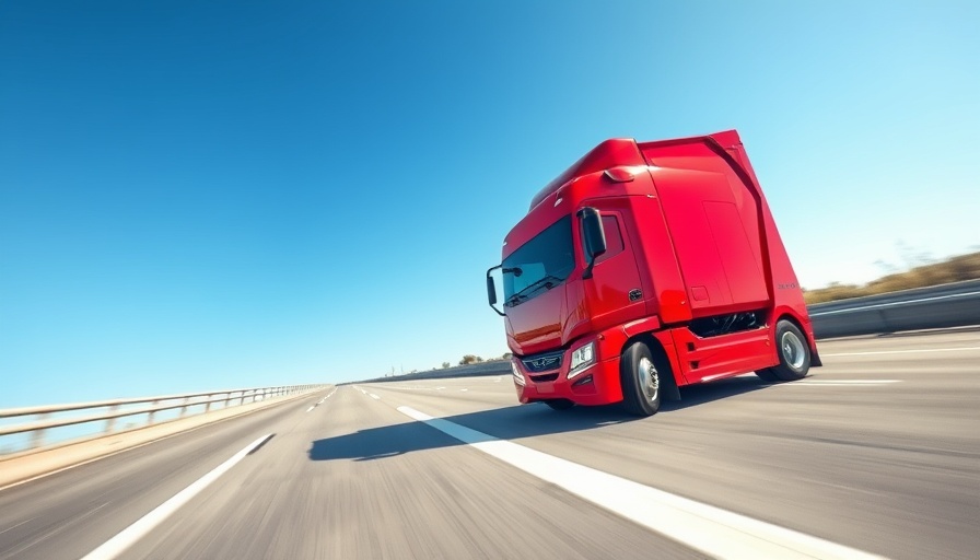 Remote driving technology in self-driving trucks on a highway.