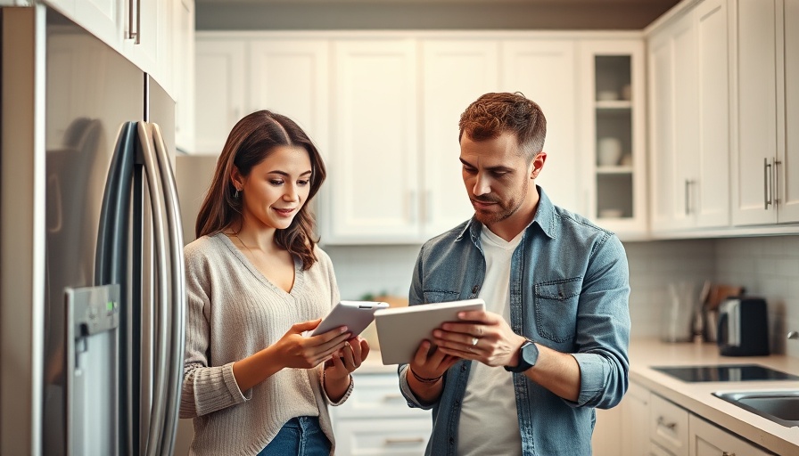 Couple analyzing kitchen, How to Know if a House is Overpriced, modern interior