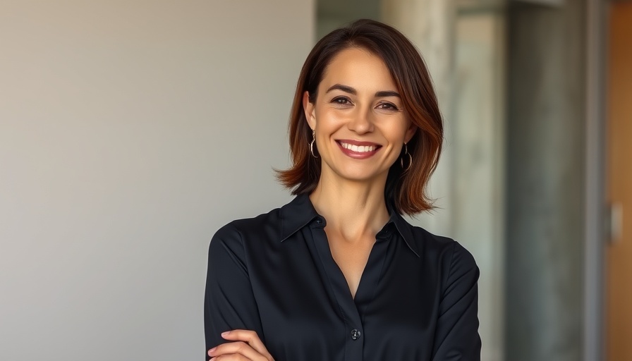Confident woman in modern interior related to AI-powered fashion shopping agent