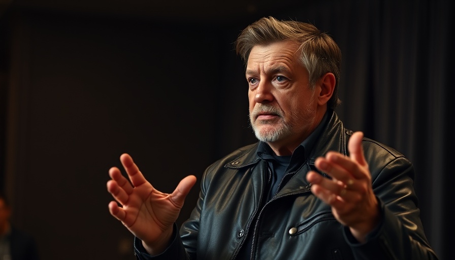 Tesla sales decline in Europe: business leader gesturing.