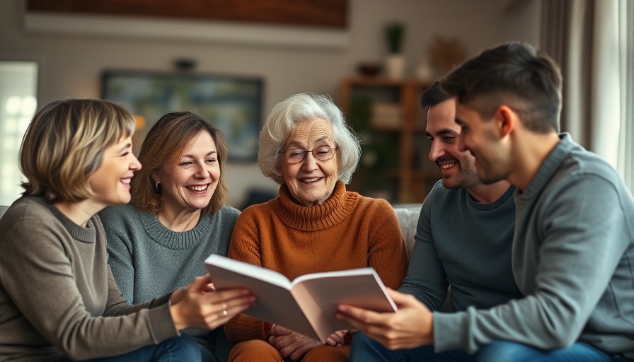 Family sharing non-financial inheritances through stories and traditions.