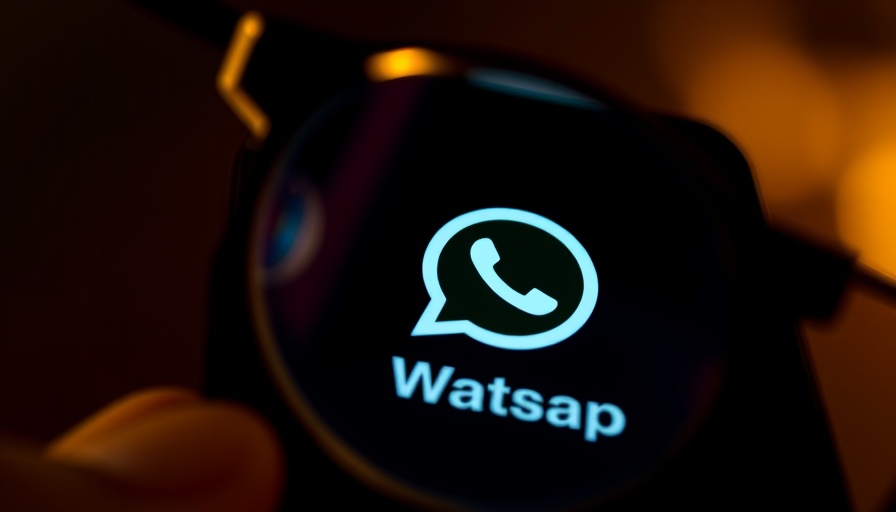 WhatsApp logo reflected in glasses, AI-powered summaries in WhatsApp.