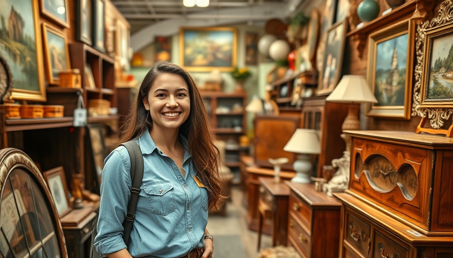 Budget-friendly home decor thrifting, vintage store exploration.